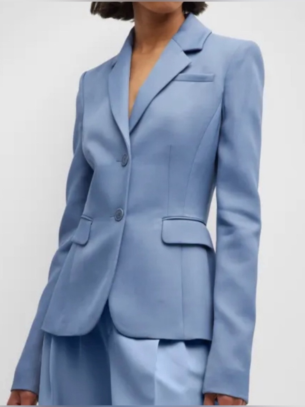 Altuzarra Fenice jacket Amsonia blue